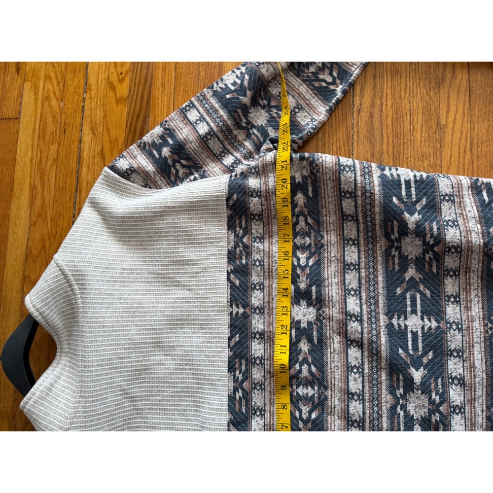 Buckle DepartWest Men's XL Quarter Zip Pullover Southwestern Pattern Sweater - Picture 8 of 8